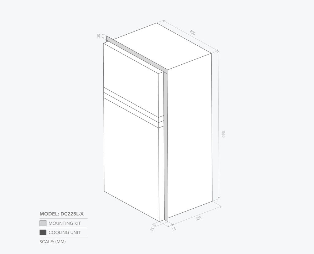 Bushman 225L dimensions