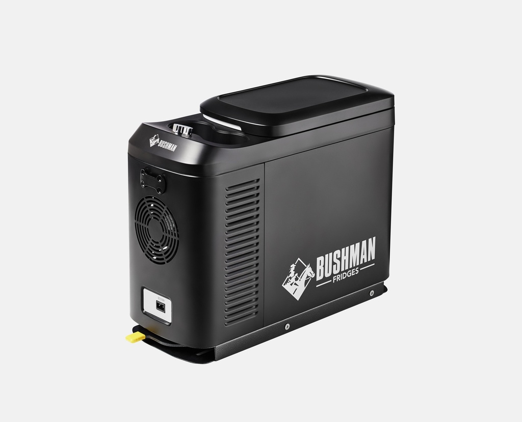 Bushman Roadie Quick Release Base with a Bushman Fridge
