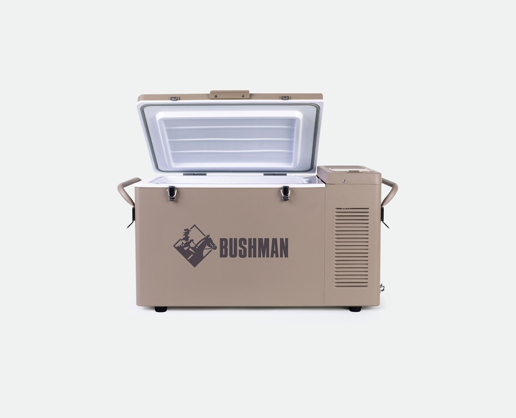 Front view of Original Bushman Fridge 35L