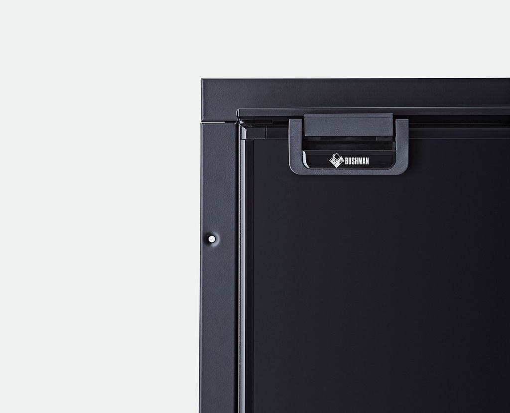 Close-up of Bushman DC50-X side carry handle