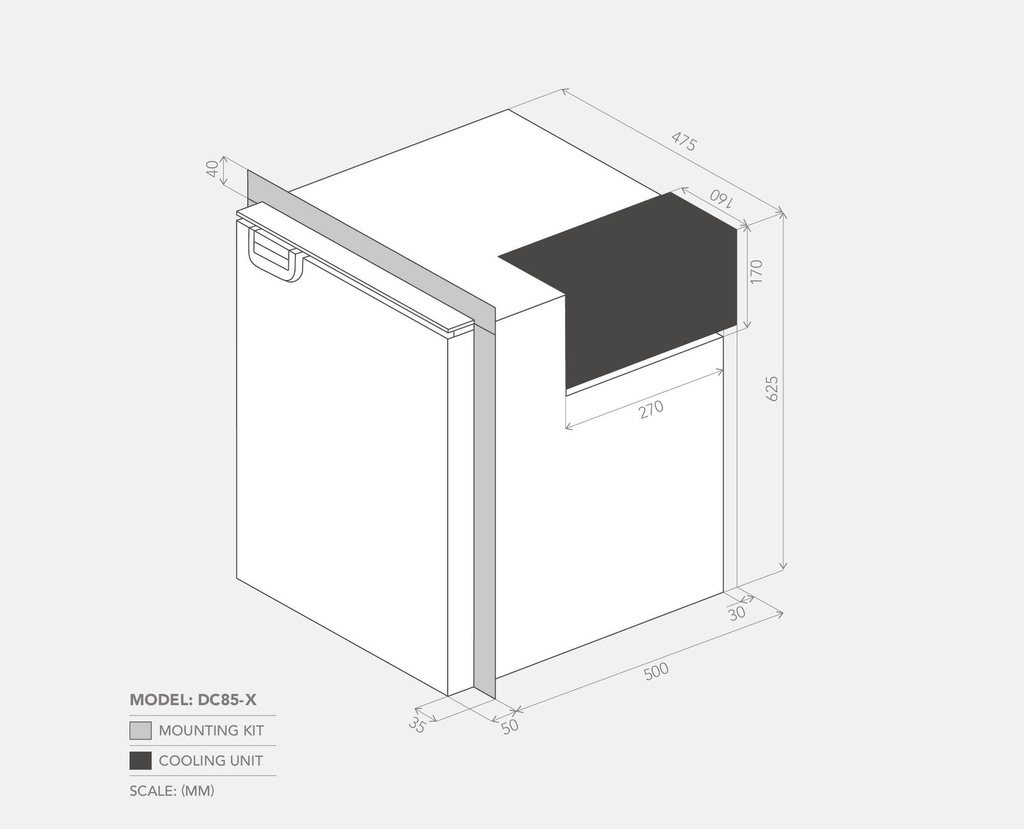 Bushman DC85-X dimensions