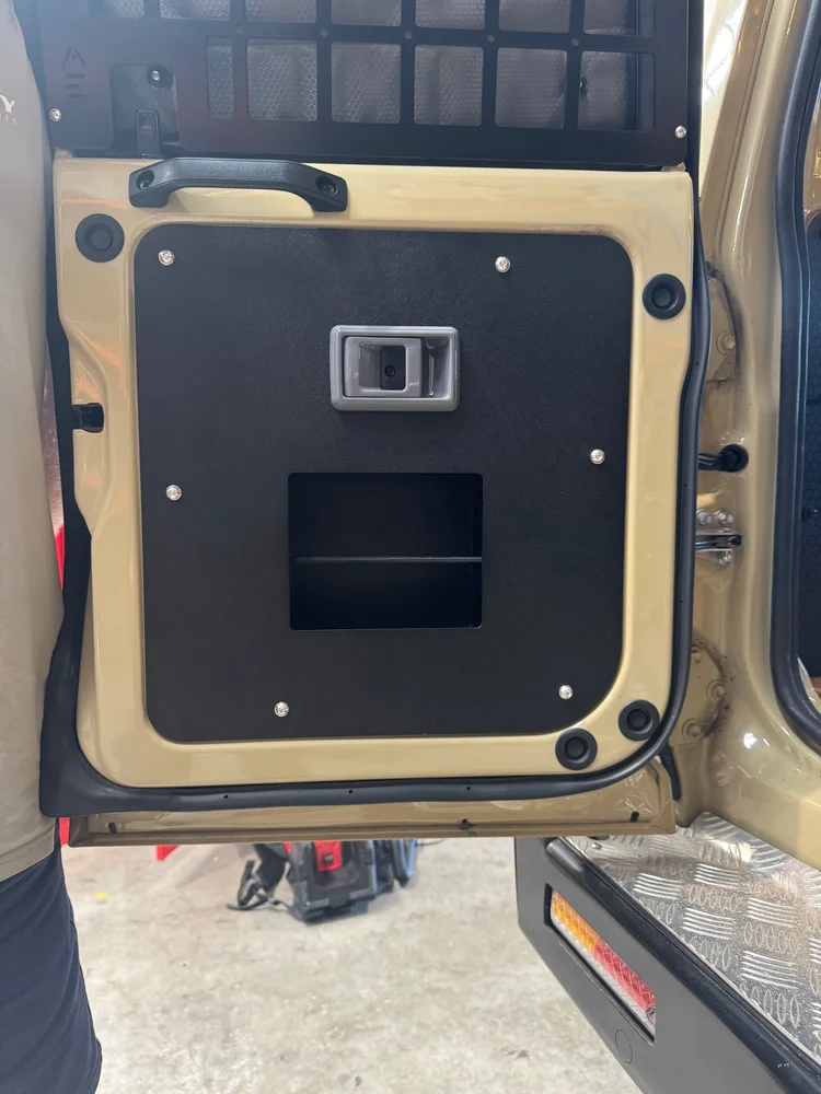 Rear Door Card with Pockets - LHS (Passenger)